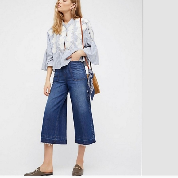 Free People Liya Embroidered Top NWOT - Picture 4 of 4